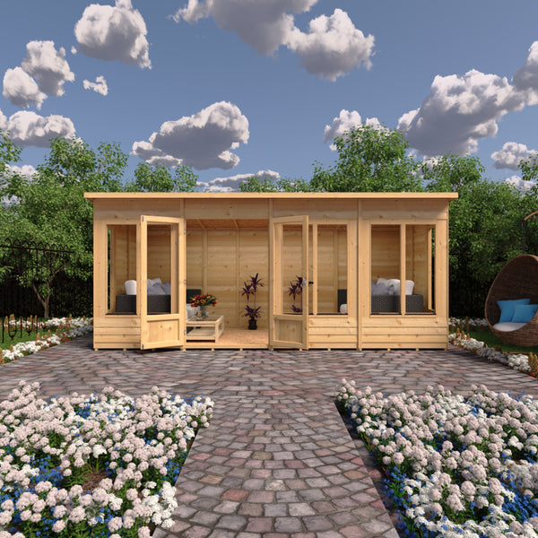 Shire 16x6 Alora Pent Summerhouse