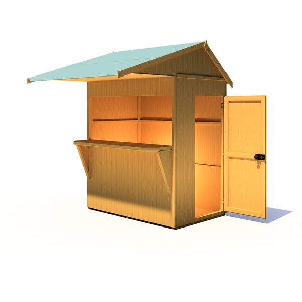 Shire Garden Bar Apex Roof 6x4 12mm interlock  Cladding - Best Shed