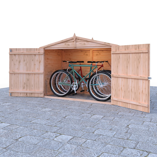 Shire Apex Bike Store Shiplap no floor 6x3 - Best Shed