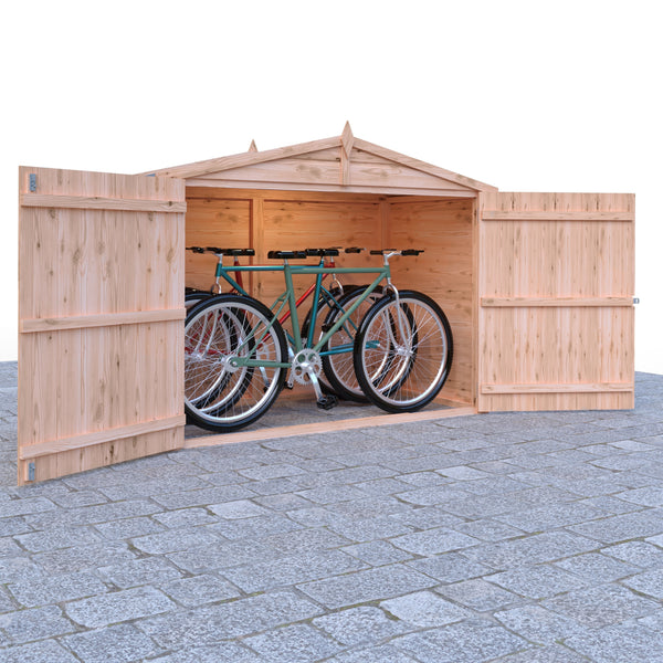 Shire Apex Bike Store Shiplap no floor 6x3 - Best Shed