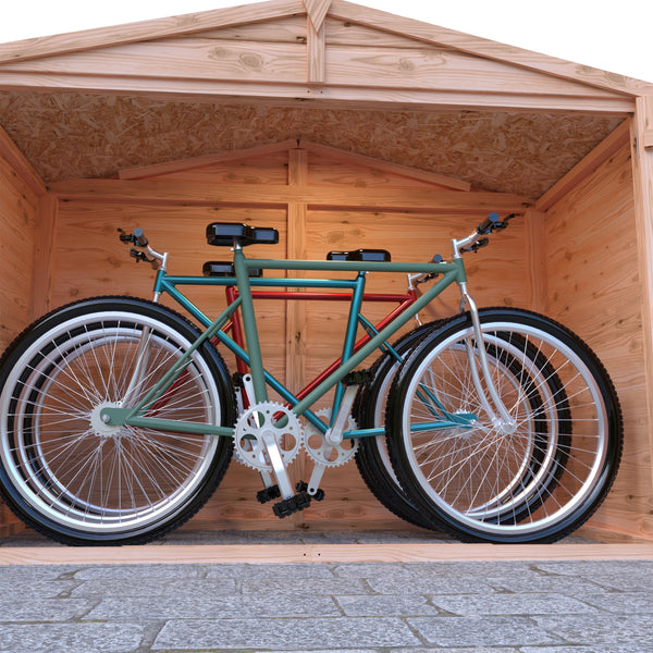 Shire Apex Bike Store Shiplap no floor 6x3 - Best Shed