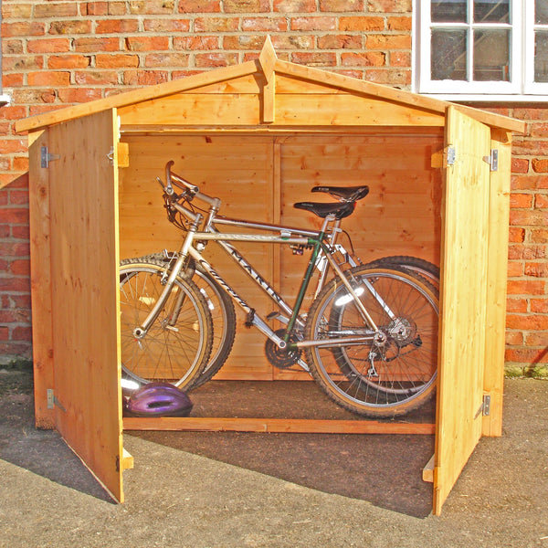 Shire Apex Bike Store Shiplap no floor 6x3 - Best Shed