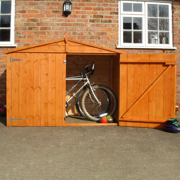 Shire Apex Bike Store Shiplap no floor 6x3 - Best Shed
