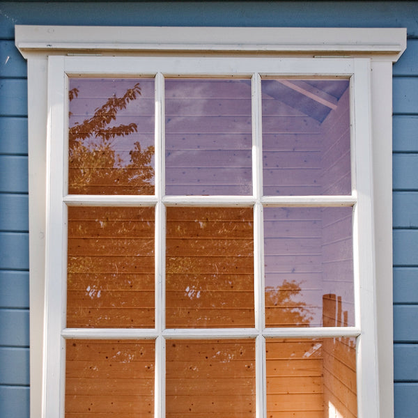 Shire Ardcastle Corner Log Cabin 28mm interlock cladding - Best Shed