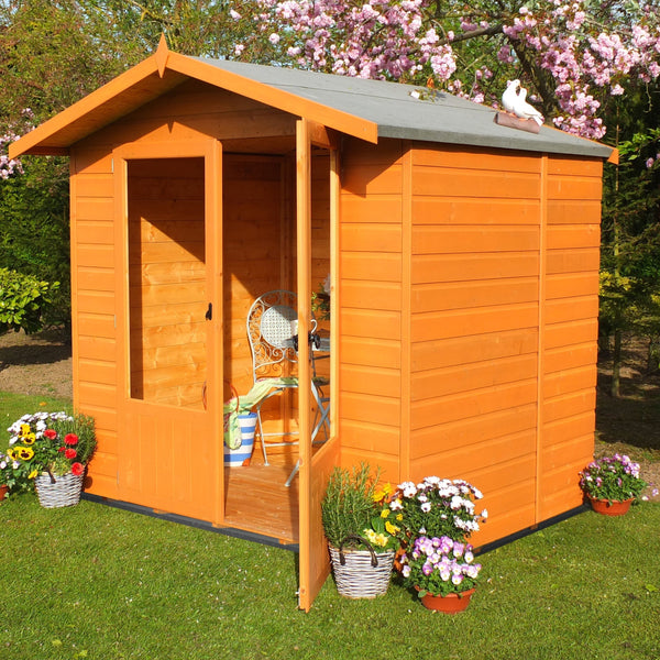 Shire Avance 7x5 12mm interlock Clad wooden Summerhouse - Best Shed