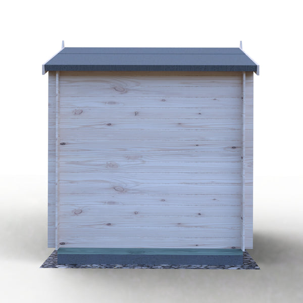 Shire Avesbury(Pembrook) 7x7 Log Cabin 19mm interlock  Cladding - Best Shed