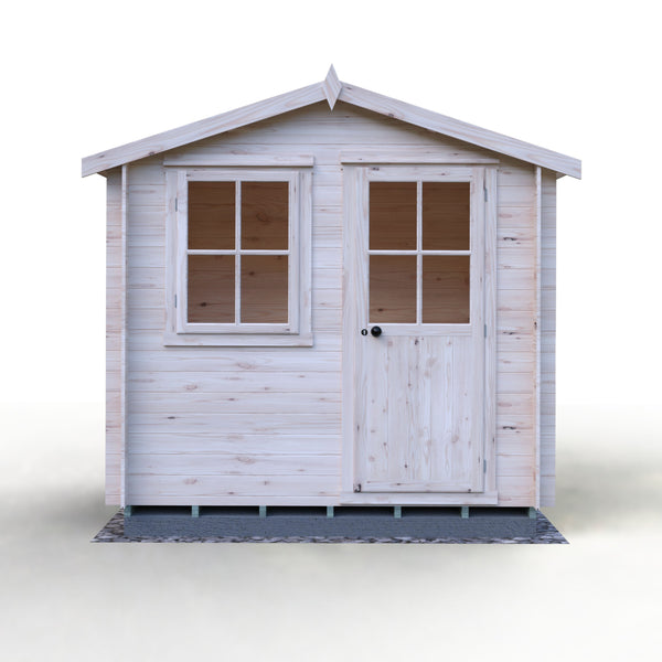 Shire Avesbury(Pembrook) 8x6 Log Cabin 19mm interlock  Cladding - Best Shed