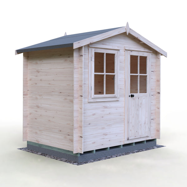 Shire Avesbury(Pembrook) 8x6 Log Cabin 19mm interlock  Cladding - Best Shed