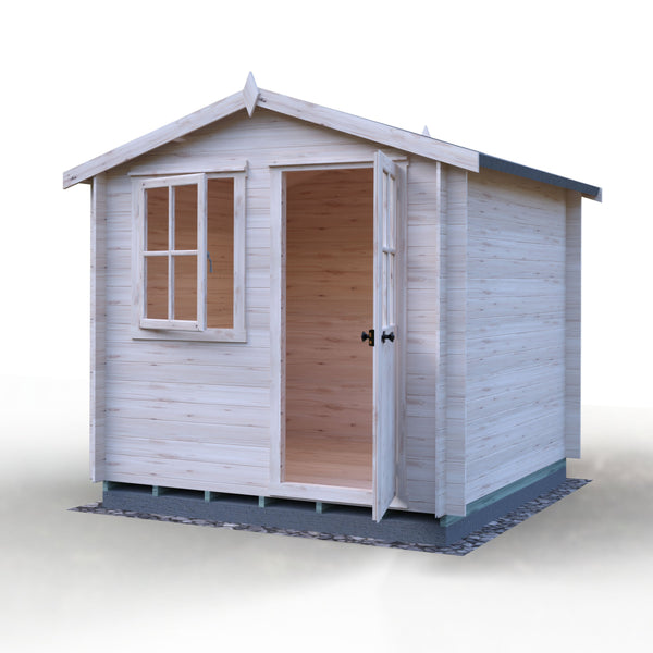 Shire Avesbury 8x8 Log Cabin 19mm interlock  Cladding - Best Shed