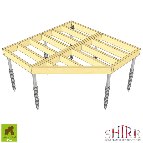 Gorilla Base - Groundscrew Base From 0sq Ft to 72sq Ft