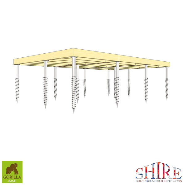 Gorilla Base - Groundscrew Base From 73sq Ft to 144sq Ft