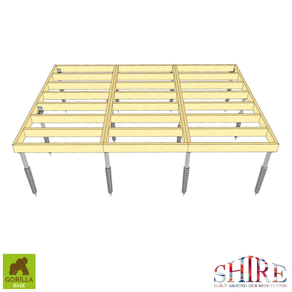 Gorilla Base - Groundscrew Base From 73sq Ft to 144sq Ft