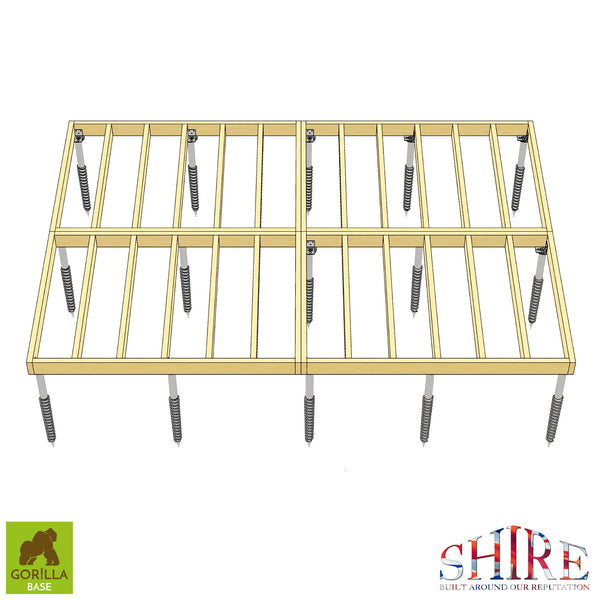 Gorilla Base - Groundscrew Base From 145sq Ft to 216sq Ft