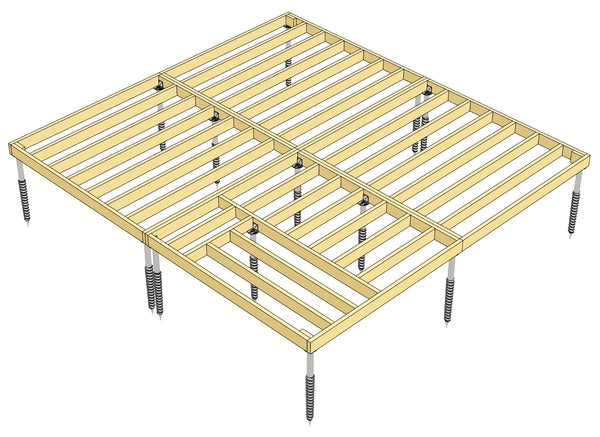 Gorilla Base - Groundscrew Base From 217sq Ft to 324sq Ft