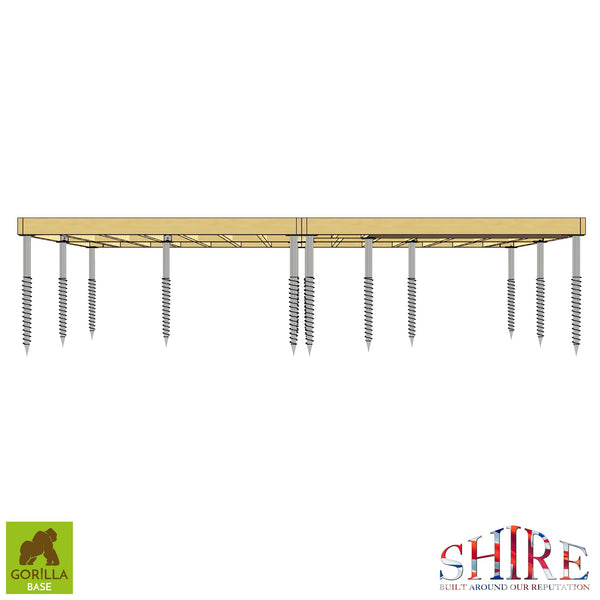 Gorilla Base - Groundscrew Base From 217sq Ft to 324sq Ft