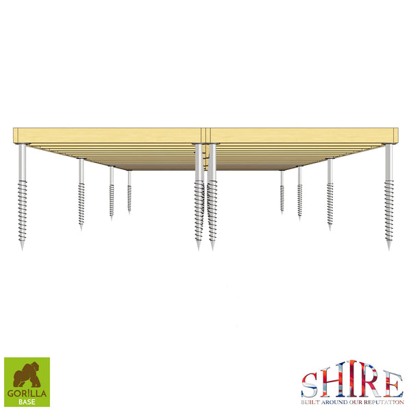 Gorilla Base - Groundscrew Base From 325sq Ft to 432sq Ft
