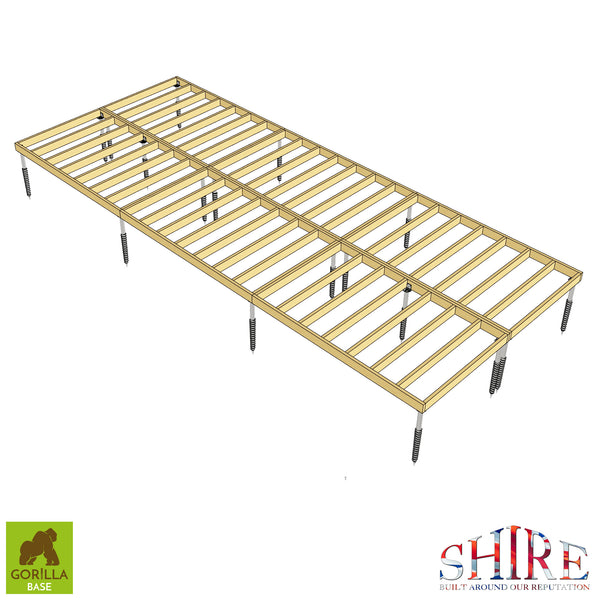 Gorilla Base - Groundscrew Base From 433sq Ft to 576sq Ft