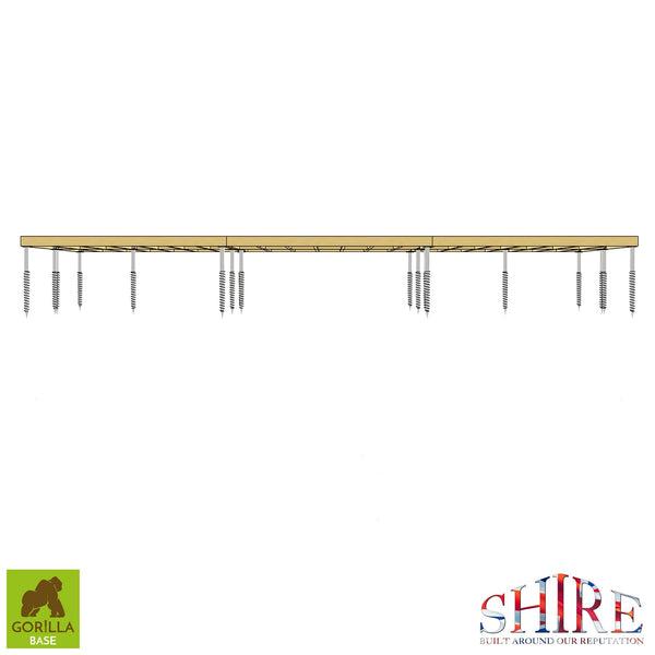 Gorilla Base - Groundscrew Base From 433sq Ft to 576sq Ft