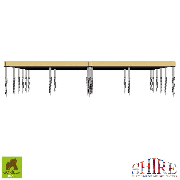 Gorilla Base - Groundscrew Base From 577sq Ft to 720sq Ft