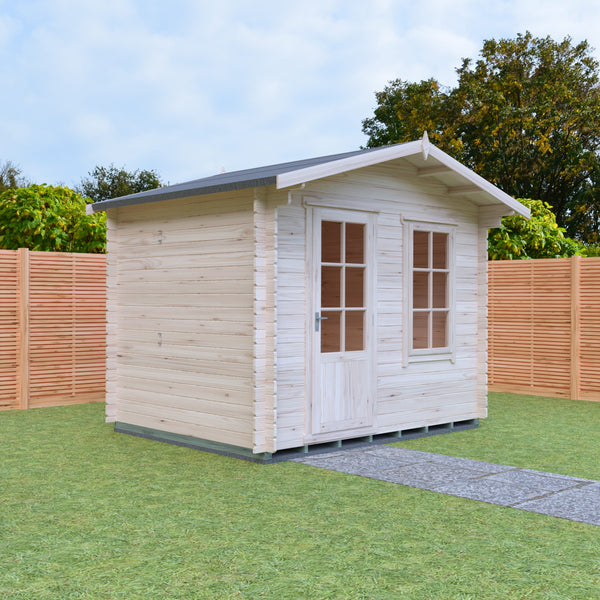 Shire 10x8 bucknells log cabin 28mm Cladding