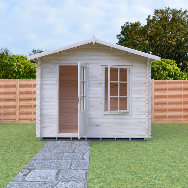 Shire 10x8 bucknells log cabin 28mm Cladding