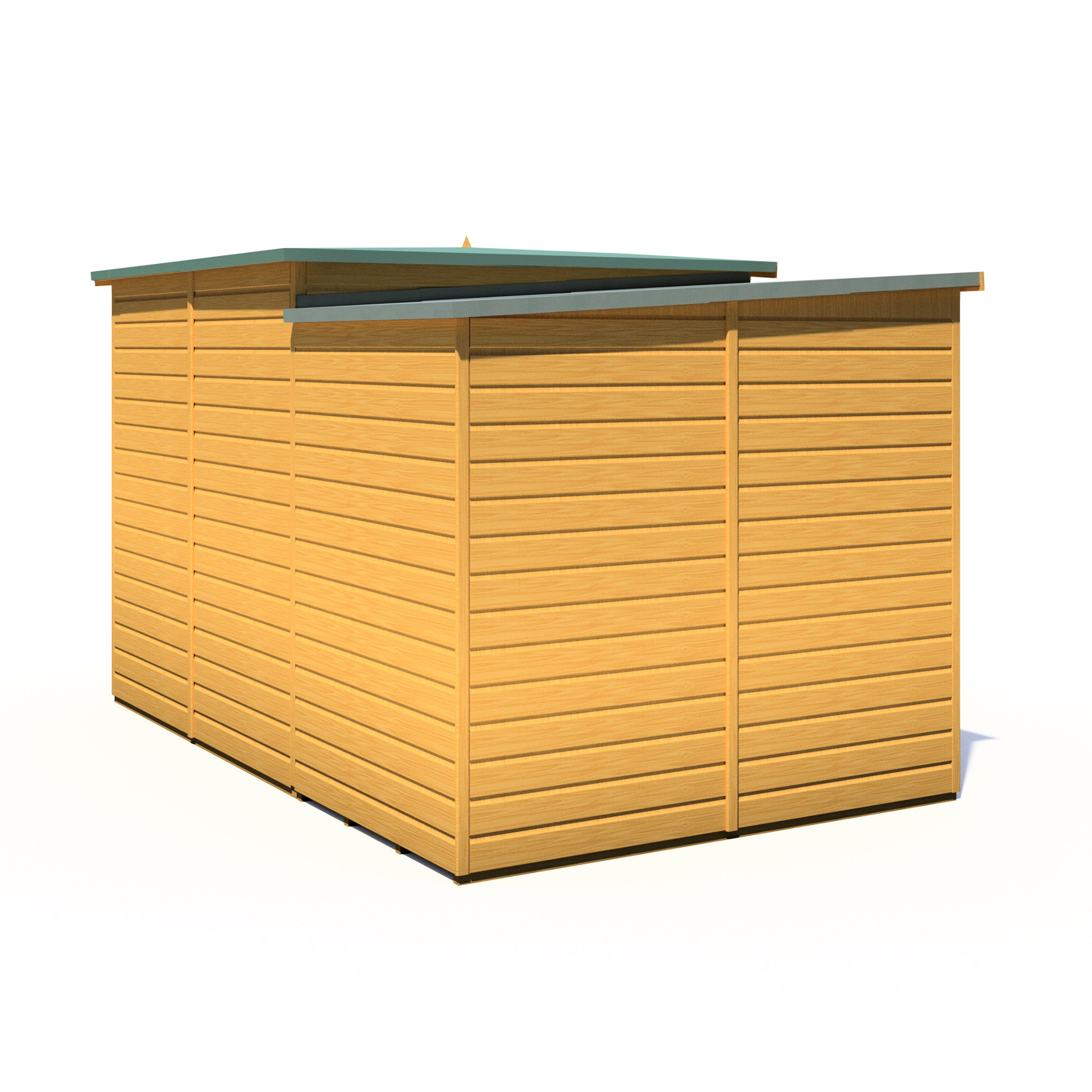 Shire Barclay With Side Shed 7x11 Corner Summerhouse 12mm Interlock Cladding - Best Shed