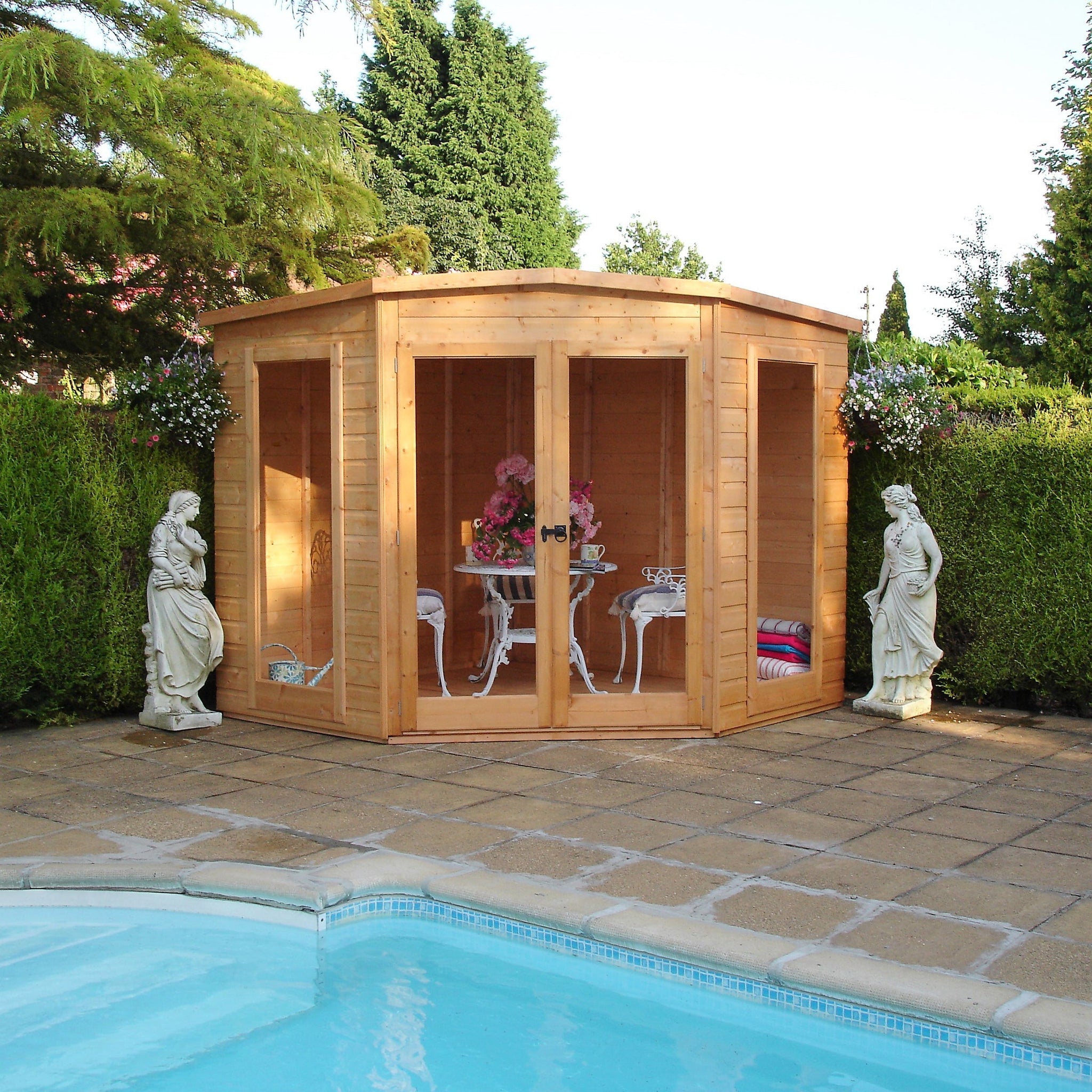 Shire Barclay 8x8 Corner Summerhouse 12mm Interlock Cladding Best Shed shire-barclay-8x8-corner-summerhouse-12mm-interlock-cladding-best-shed