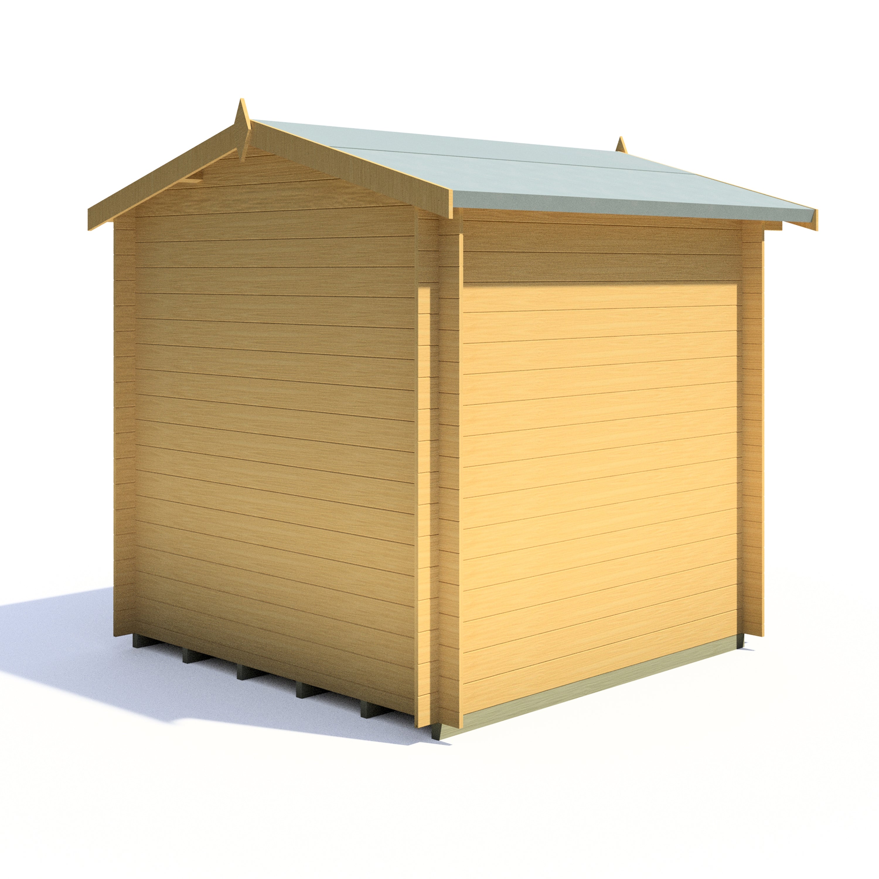 Shire Barn ale 7x7 Log Cabin 19mm interlock Cladding - Best Shed