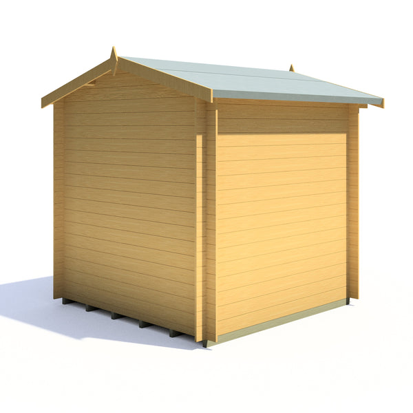 Shire Barn ale 7x7 Log Cabin 19mm interlock Cladding - Best Shed
