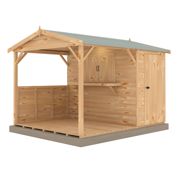 Baroki Garden Bar - Premium wooden outdoor bar for entertaining