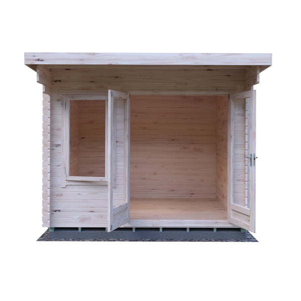 Shire 10x10 Belgravia Log Cabin 19mm Cladding - Best Shed