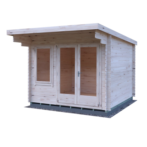 Shire 10x10 Belgravia Log Cabin 19mm Cladding - Best Shed