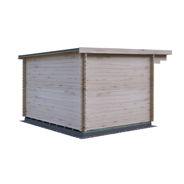 Shire 10x12 bucknells log cabin 28mm Cladding - Best Shed