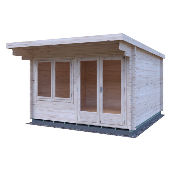 Shire 12x12 Belgravia Log Cabin 19mm Cladding - Best Shed