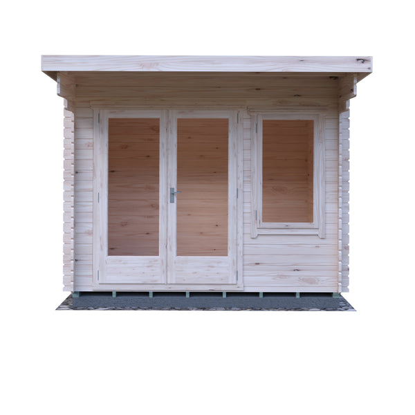 Shire 8x10 Belgravia Log Cabin 19mm Cladding - Best Shed