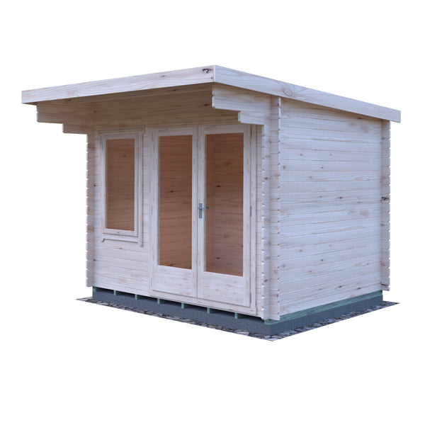 Shire 8x10 Belgravia Log Cabin 19mm Cladding - Best Shed