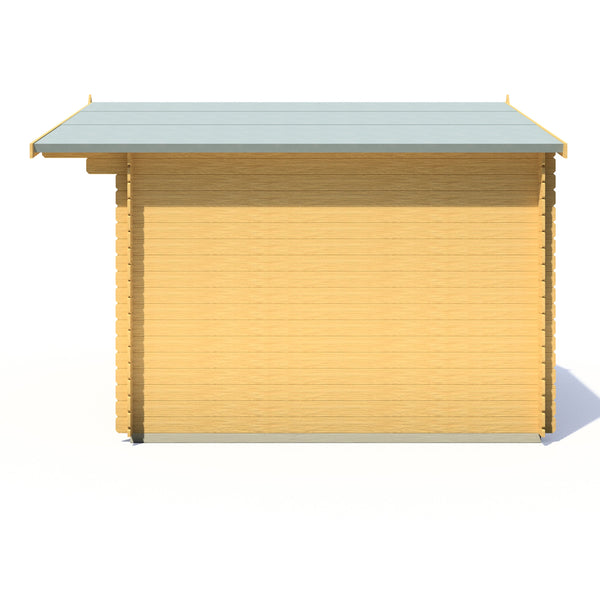 Shire Berryfield 11x10 Log Cabin 19mm interlock  Cladding - Best Shed