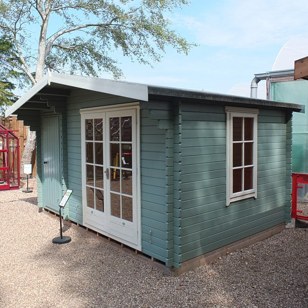 Shire Bourne 14Gx10 Log Cabin 19mm Cladding