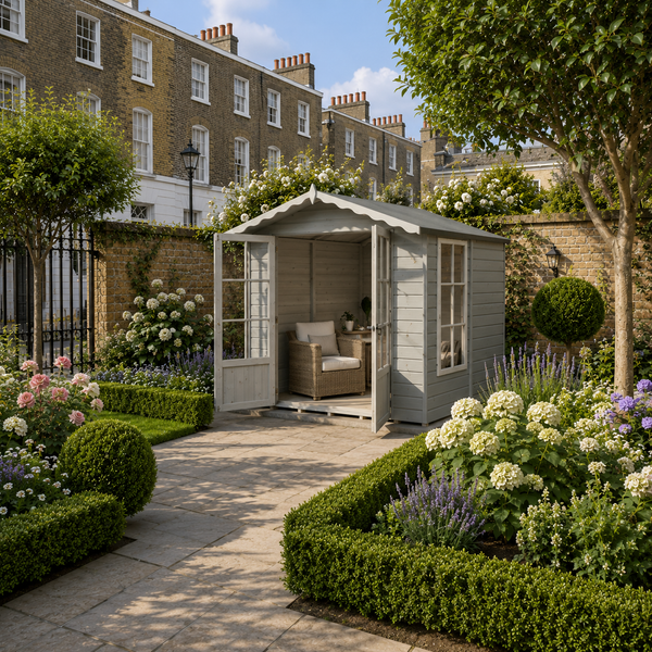 Shire Buckingham 7x7 12mm interlock Clad wooden Summerhouse