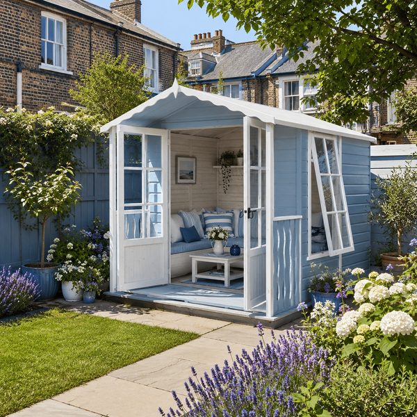 Shire Buckingham & Veranda 7x10 12mm interlock Clad wooden Summerhouse