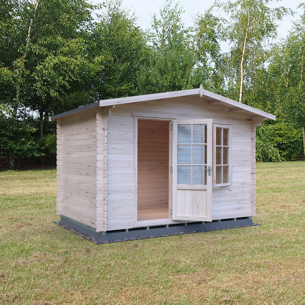 Shire 12x8 bucknells log cabin 28mm Cladding