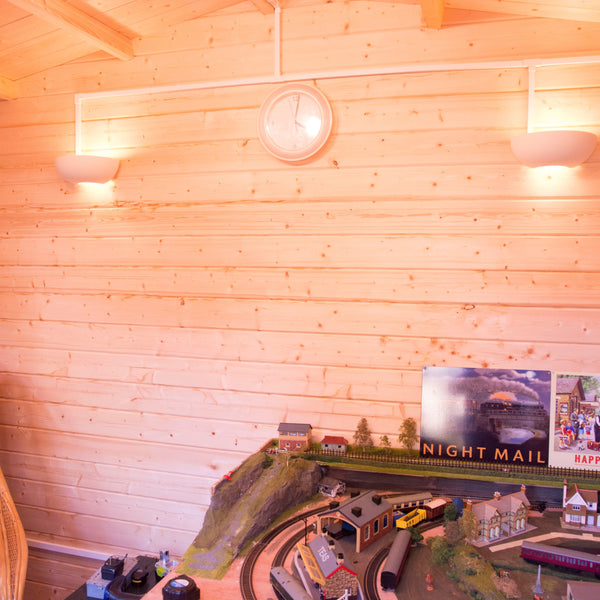 Shire 12x10 bucknells log cabin 28mm Cladding - Best Shed