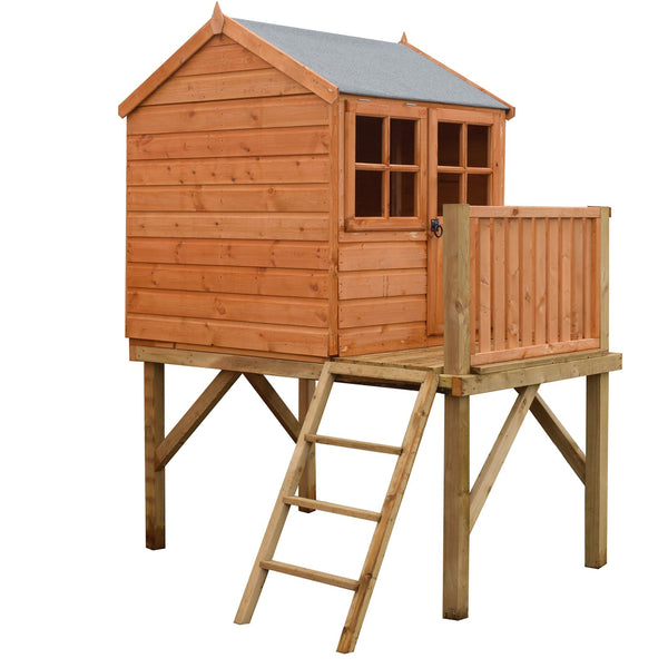 Shire Bunny on Platfom 6x4 Childrens Playhouse with 12mm Shiplap cladding - Best Shed