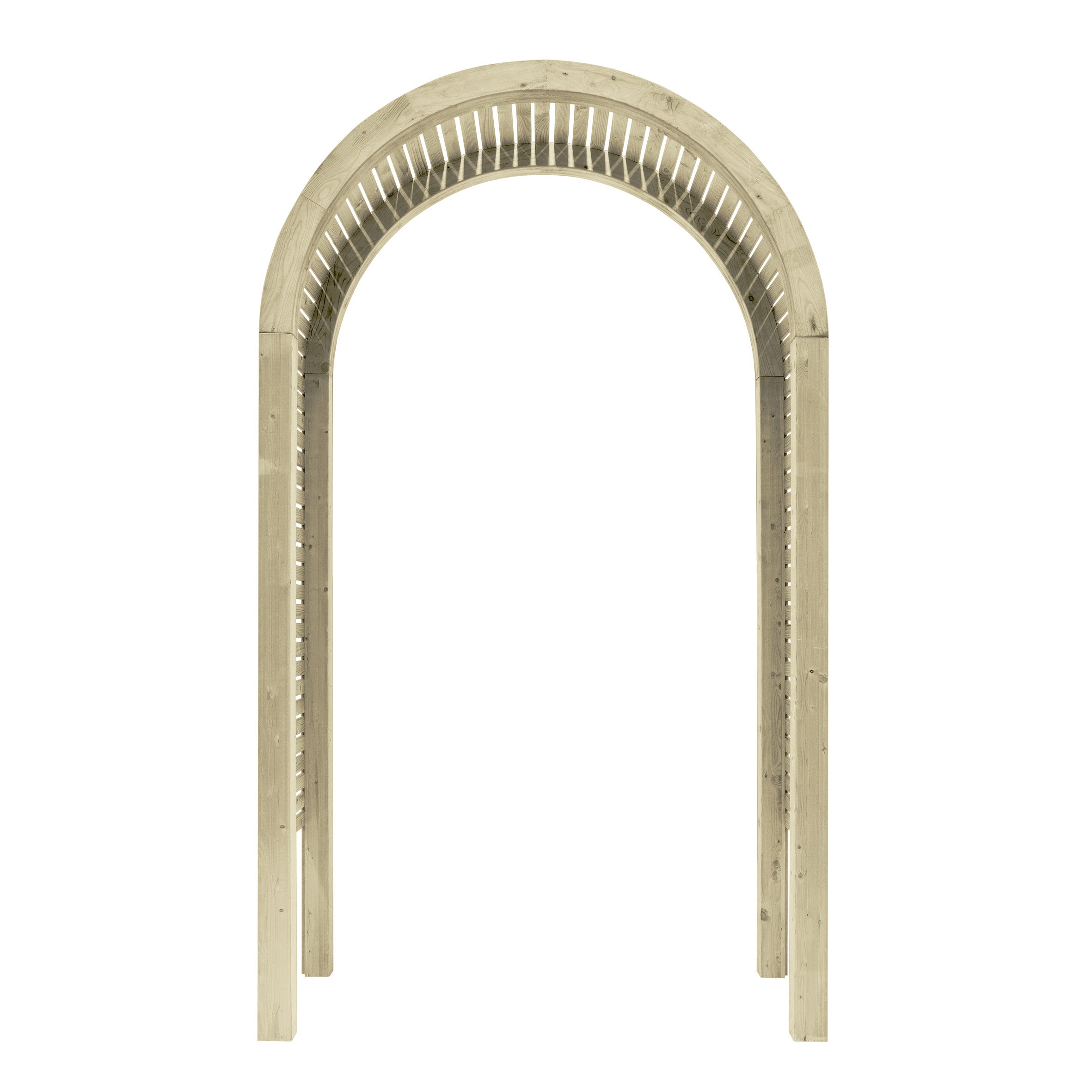 Grange Contemporary Arch Green - Best Shed