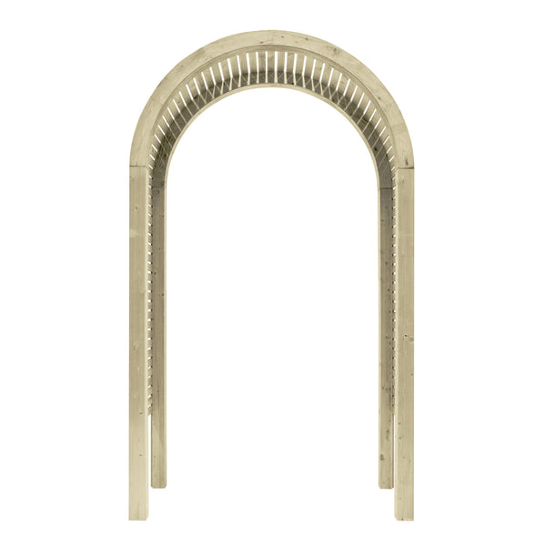 Grange Contemporary Arch Green - Best Shed