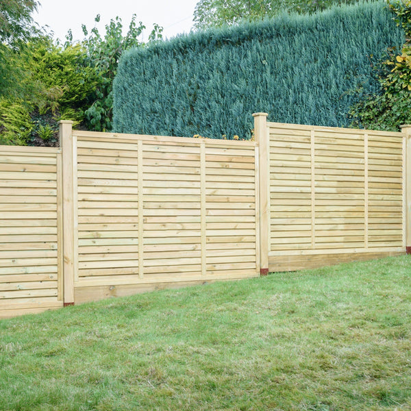 Contemporaty Vouge Fence Panel by Grange 1.2m - Best Shed