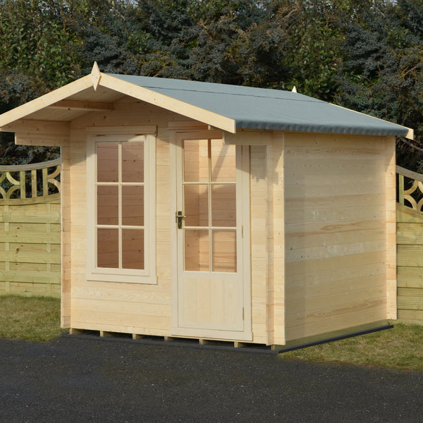 Shire Crinan Log Cabin 19mm interlock  Cladding - Best Shed