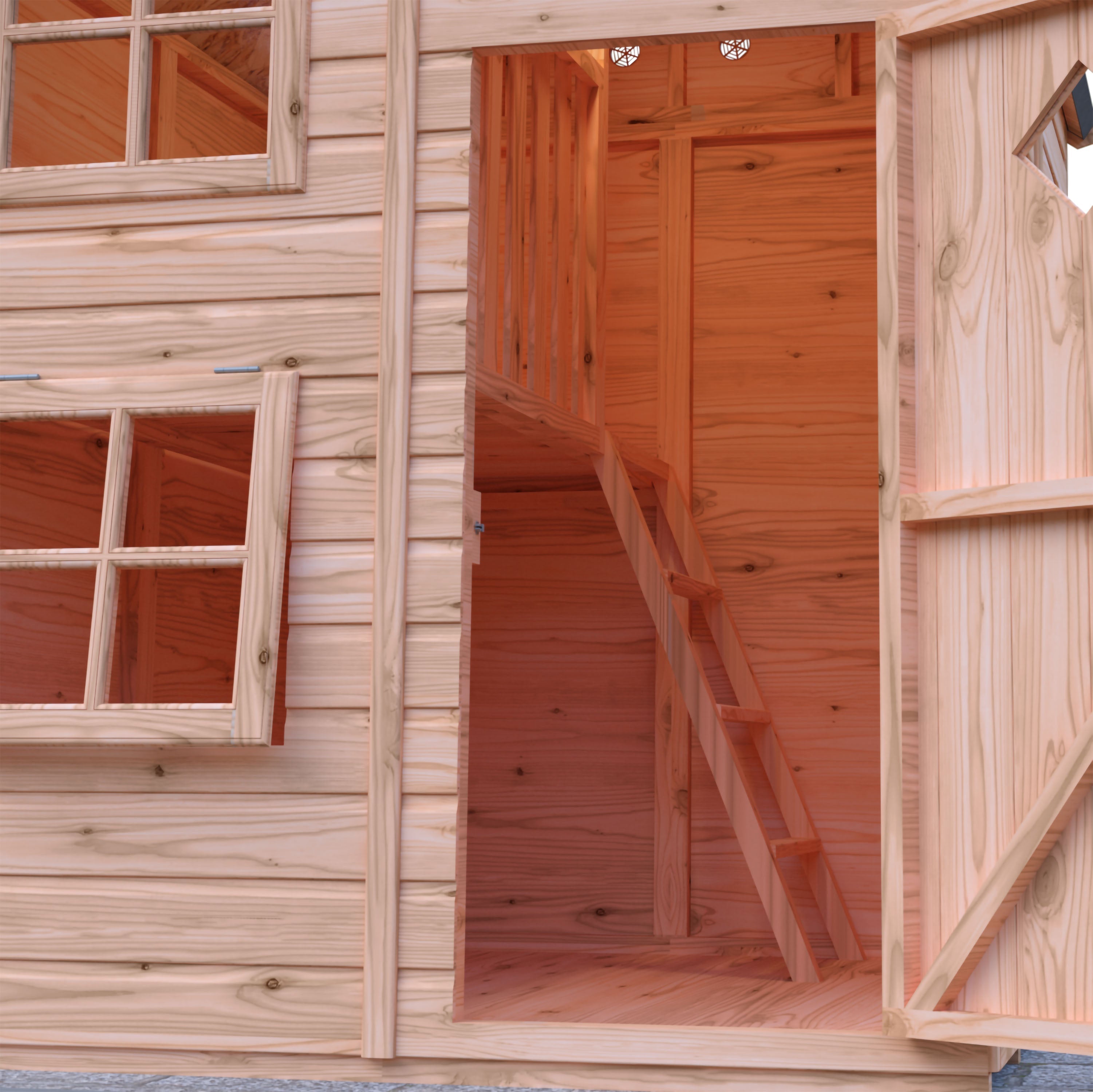 Shire Croft 5x5 Childrens Playhouse with 12mm Shiplap cladding - Best Shed
