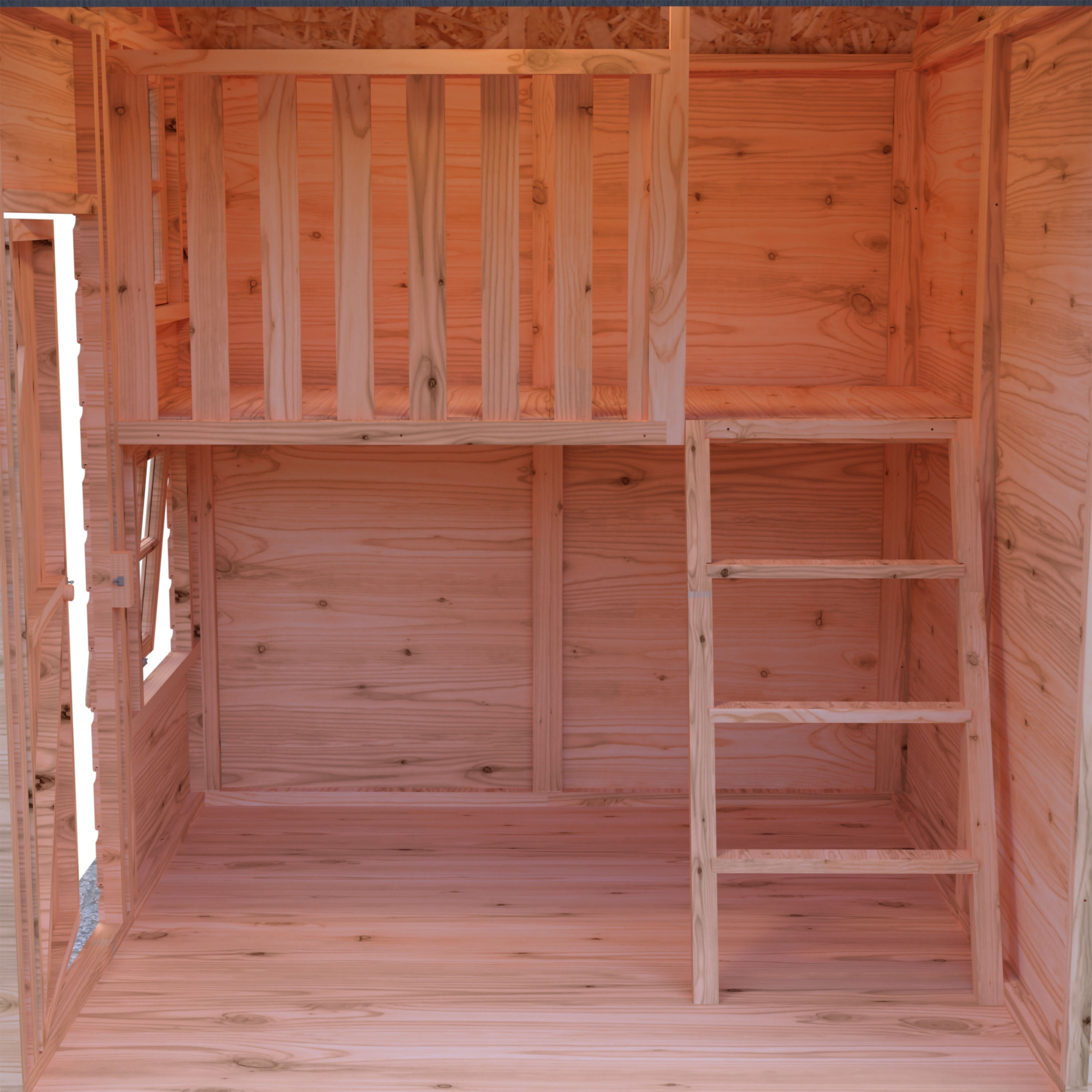Shire Croft 5x5 Childrens Playhouse with 12mm Shiplap cladding - Best Shed