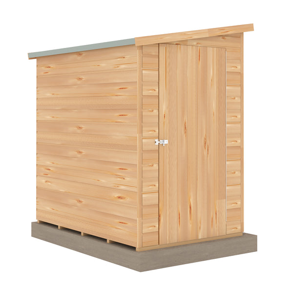 Caldey Single Door 6x4 style A 12mm Shiplap Garden Shed